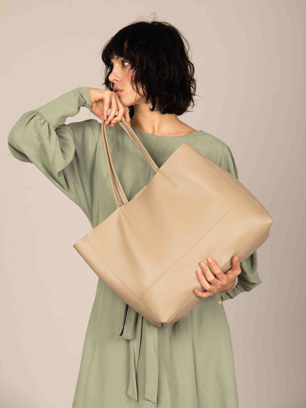 Sac fourre-tout en cuir The Carryall