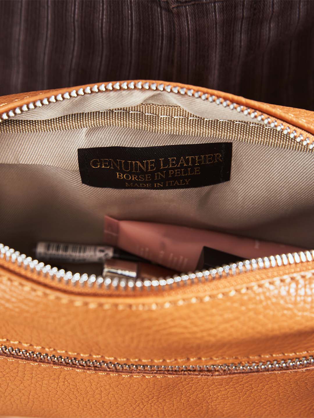 Mini pochette bandoulière en cuir