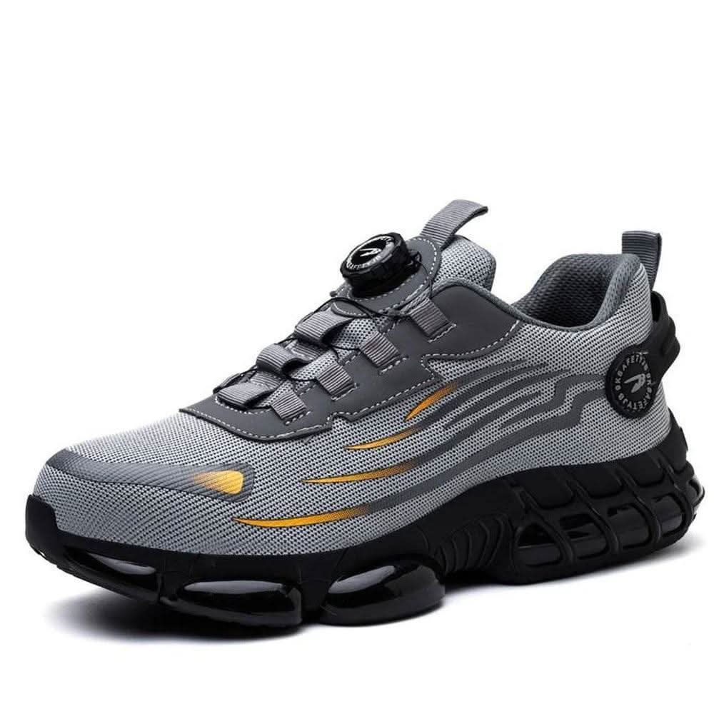 Chaussures de travail confortables antidérapantes pour homme – bout large et semelle rembourrée