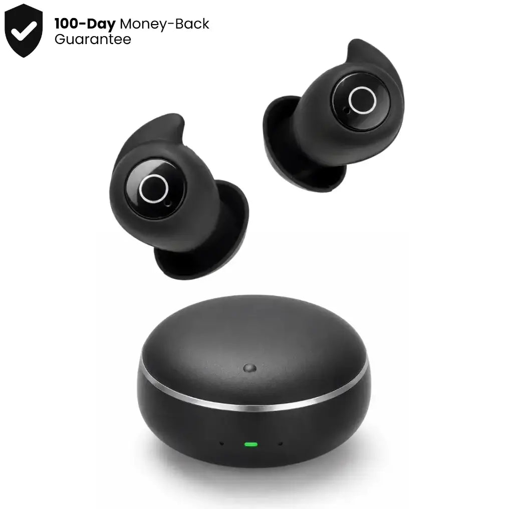 Motorcycle Helmet Bluetooth Earbuds – Wireless In-Ear Headphones with Charging Case
