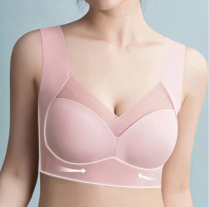Nahtloser bügelloser BH für Damen – sanfter Push-up und bequemer Tragekomfort im Alltag