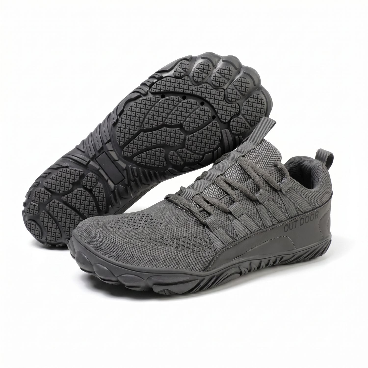 Wide-Fit Barefoot Walking Shoes – Breathable Shoes with Grippy Outsole