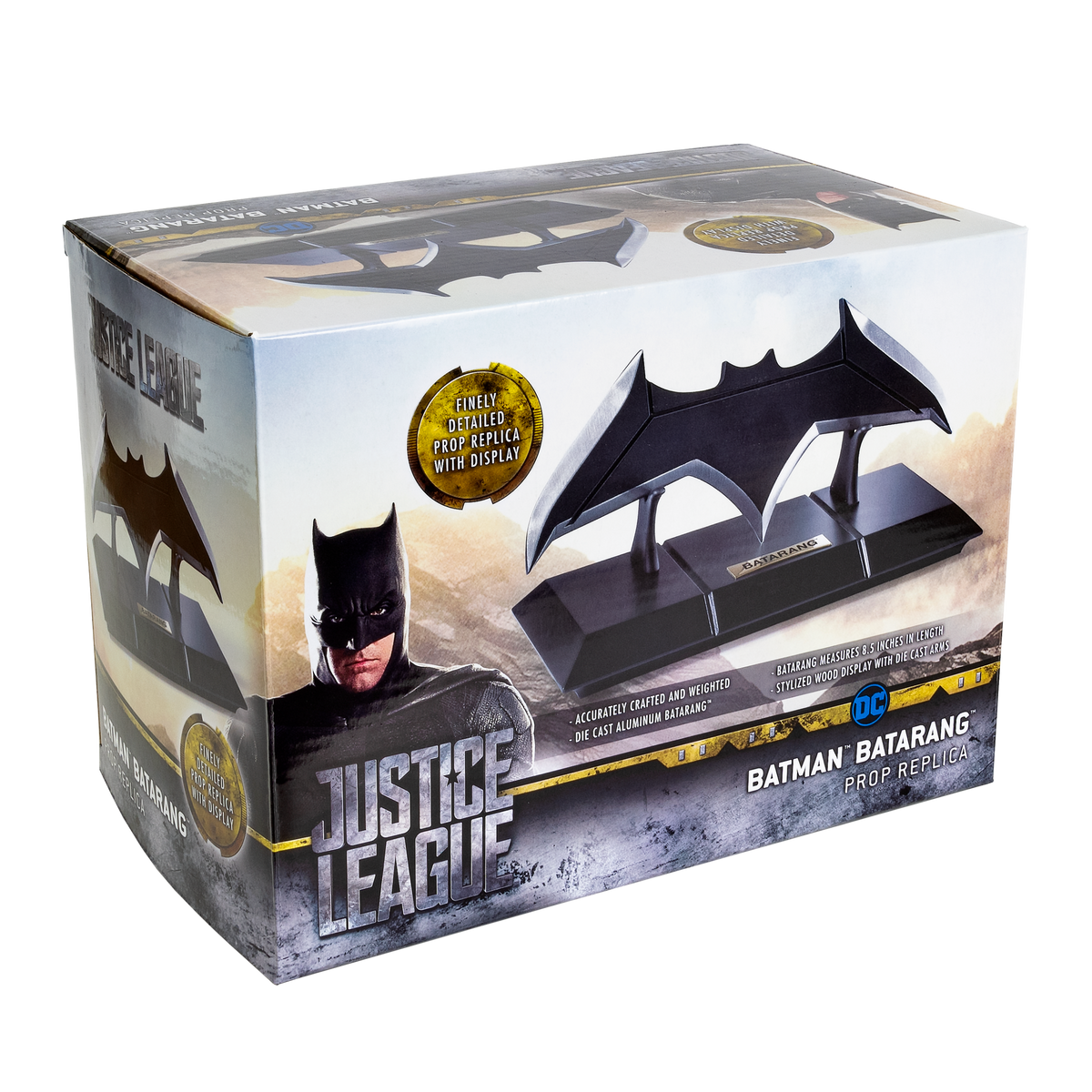 Replica van Batmans Batarang met standaard - Prop van Justice League van 8.5 inch