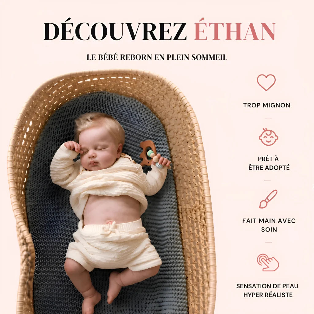 Ethan Reborn Baby Boy Doll with Realistic Skin Detail