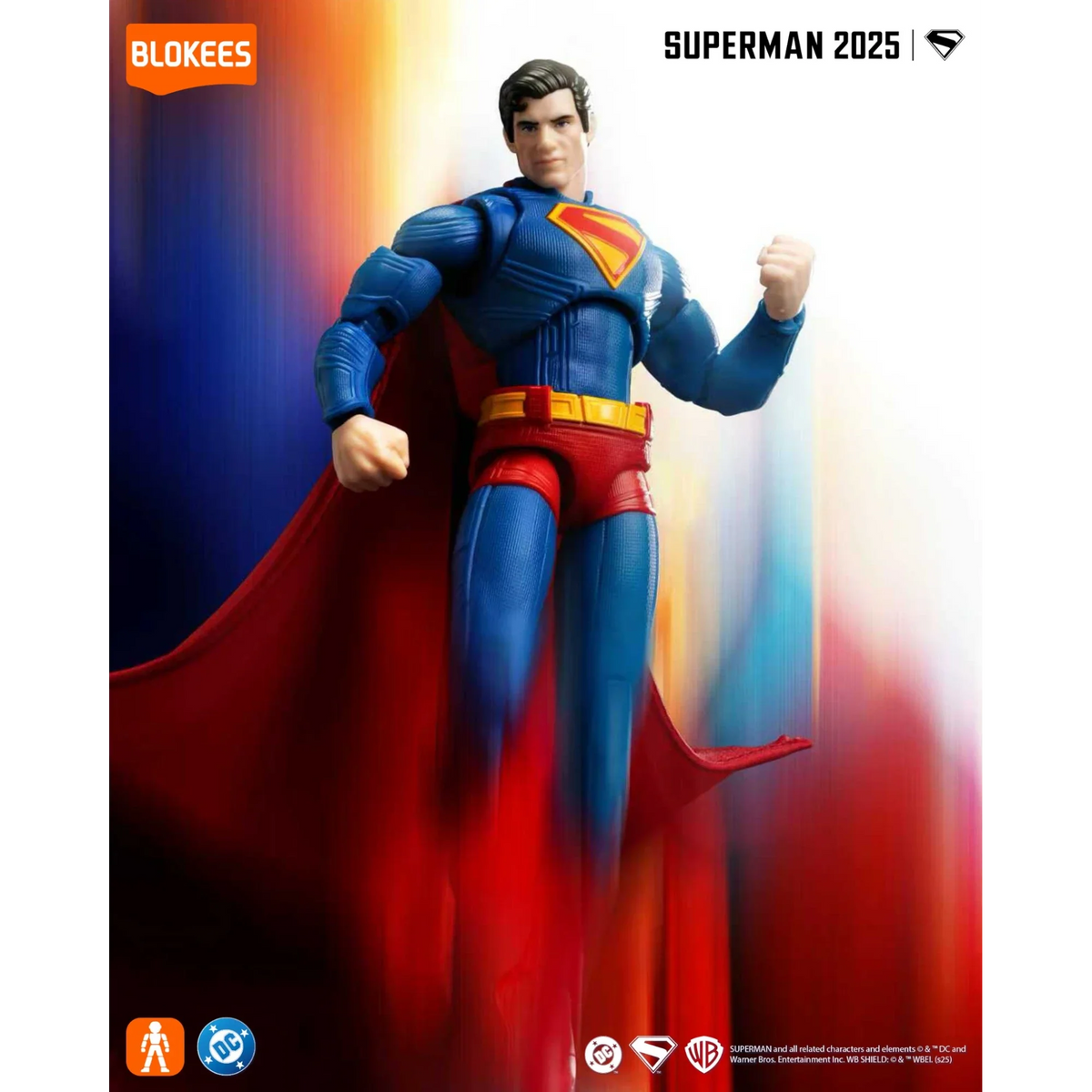 Superman (2025) bewegliches Modellbauset - Blokees