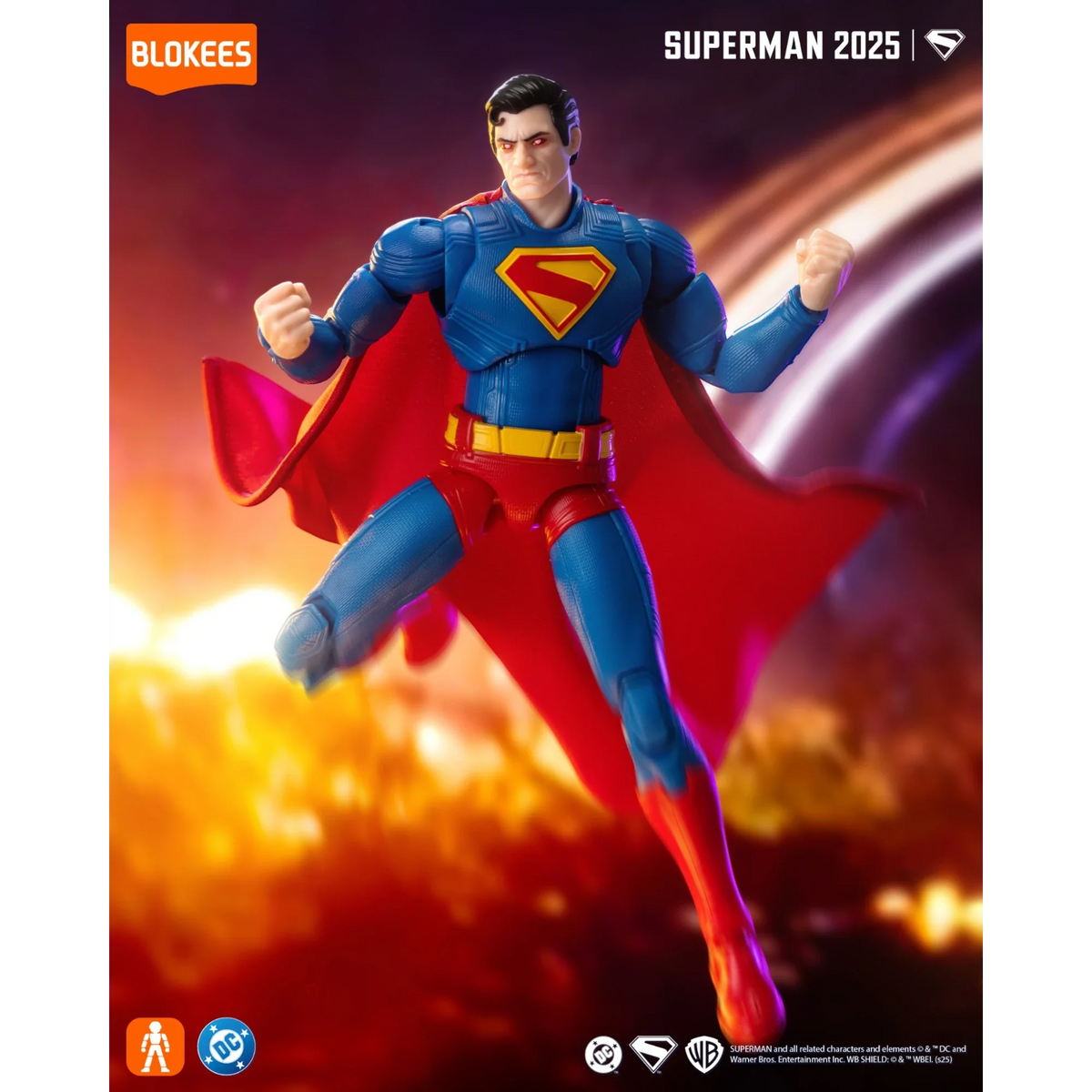Superman (2025) bewegliches Modellbauset - Blokees
