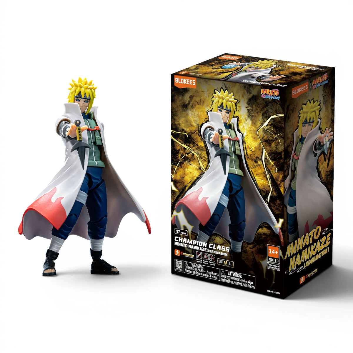 Naruto Minato Namikaze Articulated Model Kit - Blokees