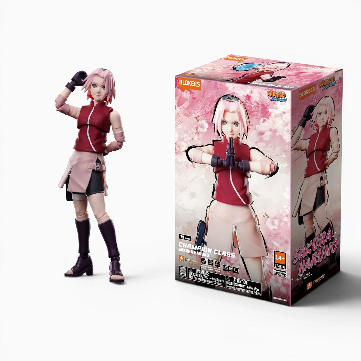Naruto Sakura Haruno Articulated Model Kit - Blokees