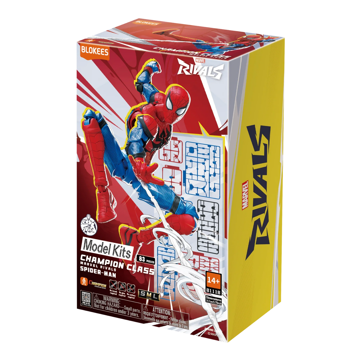 Marvel Rivals Spider-Man Articulated Model Kit - Blokees