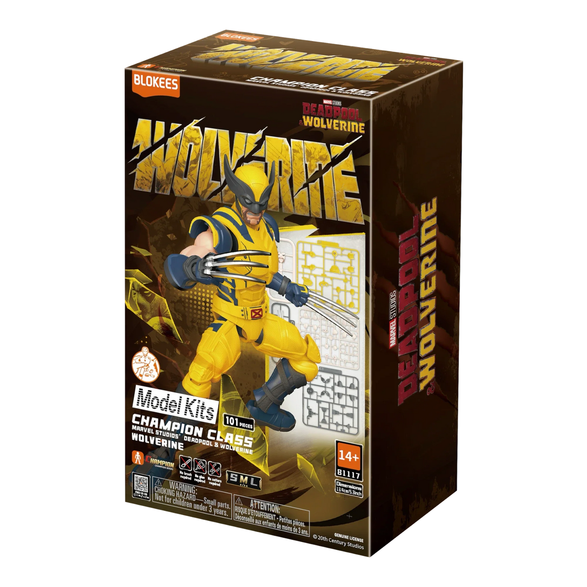 Wolverine Articulated Model Kit - Blokees