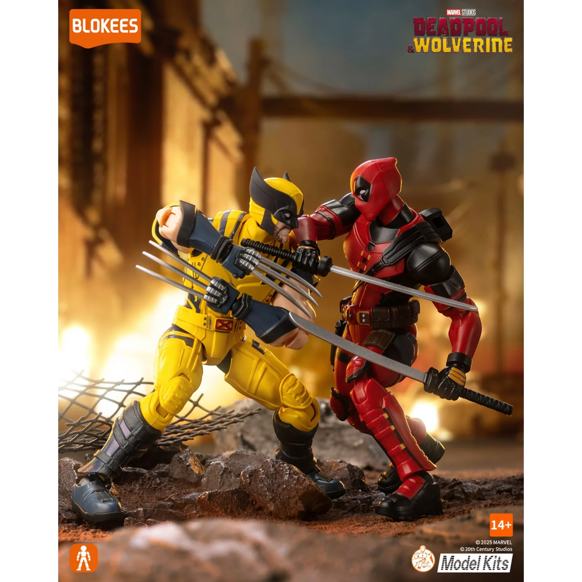 Wolverine Articulated Model Kit - Blokees