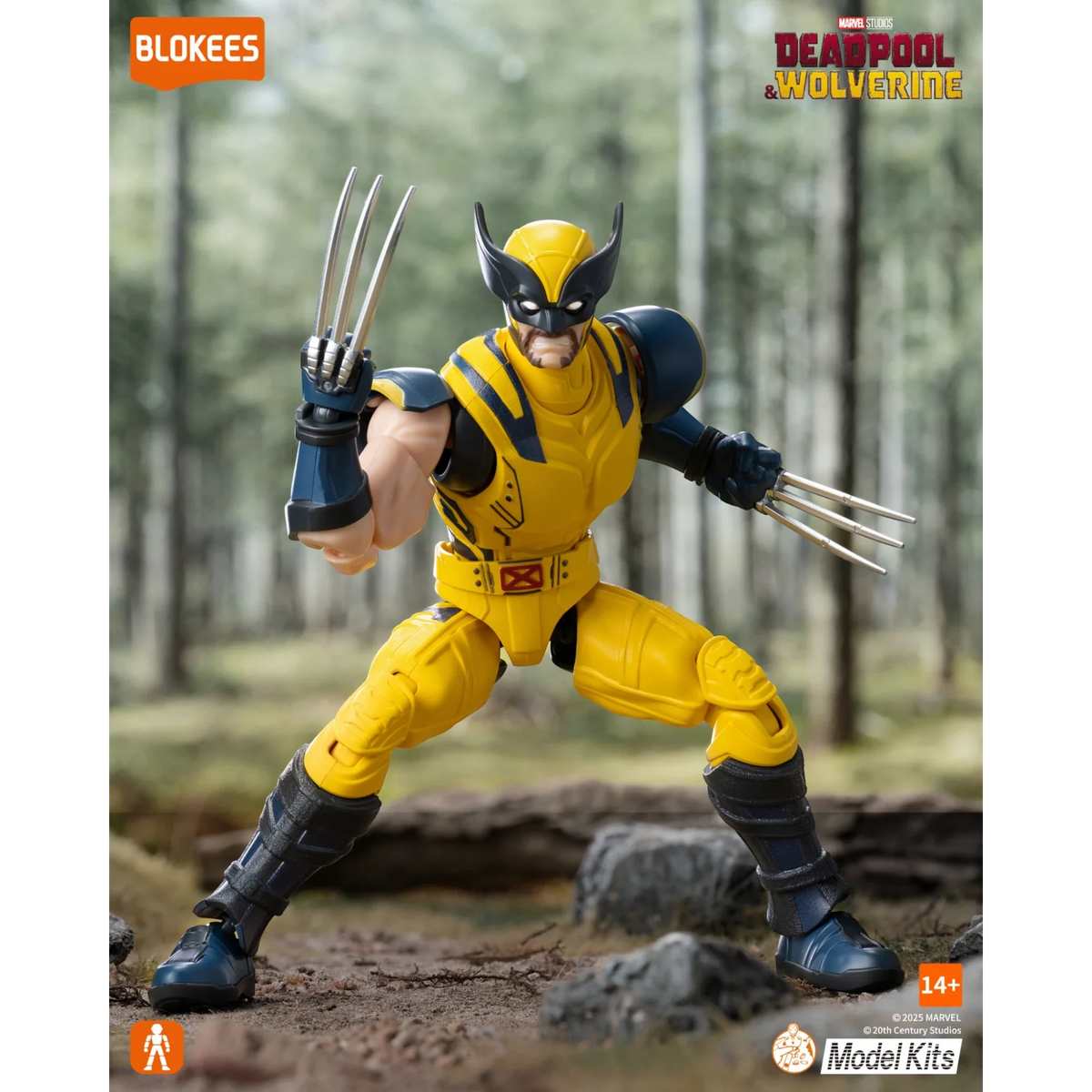 Wolverine Articulated Model Kit - Blokees