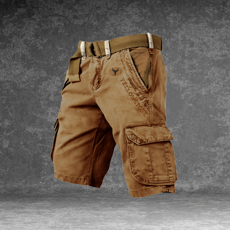 Men’s Cargo Shorts with Multi-Pocket Storage – RuggedFit Everyday Shorts