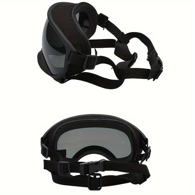 Lunettes de protection imperméables pour chien avec protection UV et sangles réglables