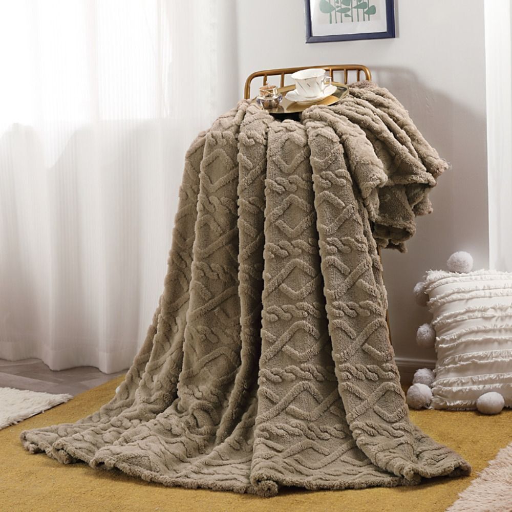 Plaid en polaire Cozy Cloud Haven pour chaleur et confort