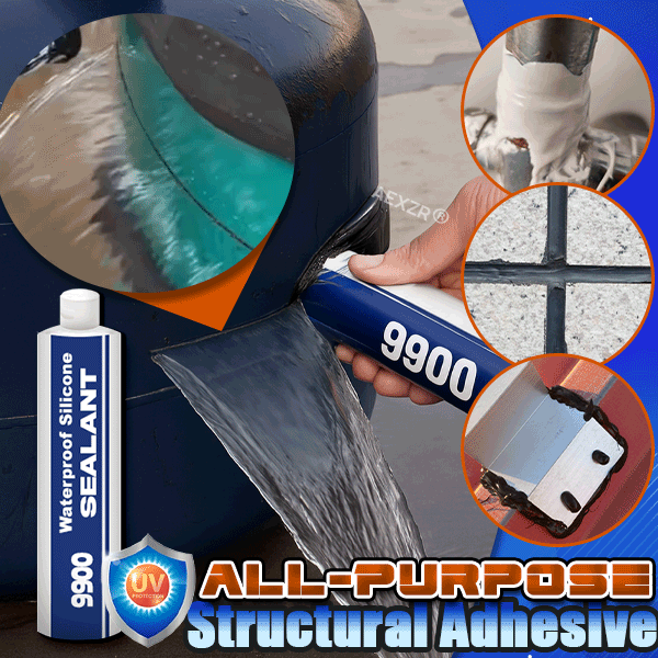 Mastic d’étanchéité en silicone imperméable – adhésif de réparation flexible et résistant aux intempéries
