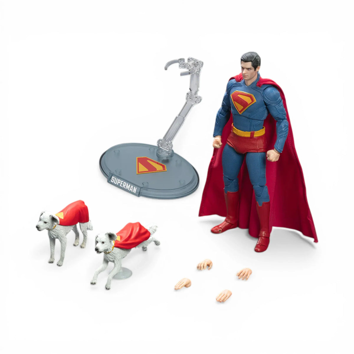 Superman 2025 Deluxe Action Figure 1/9 with Krypto - FondJoy