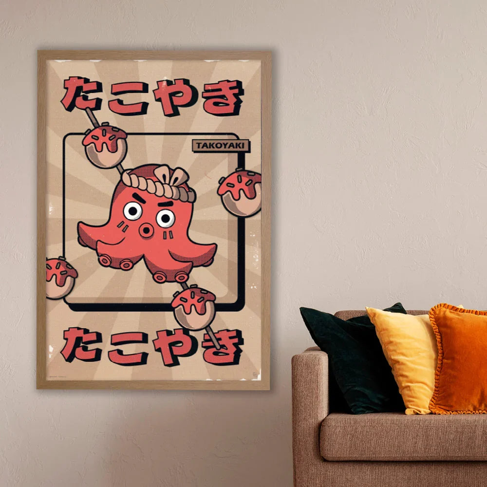 Wooden Maxi Poster Frame 61 x 91.5 cm - Oak Finish