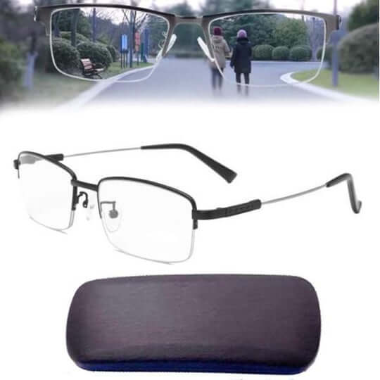 Progressive multifokale Lesebrille mit Antireflex- und UV-Schutz