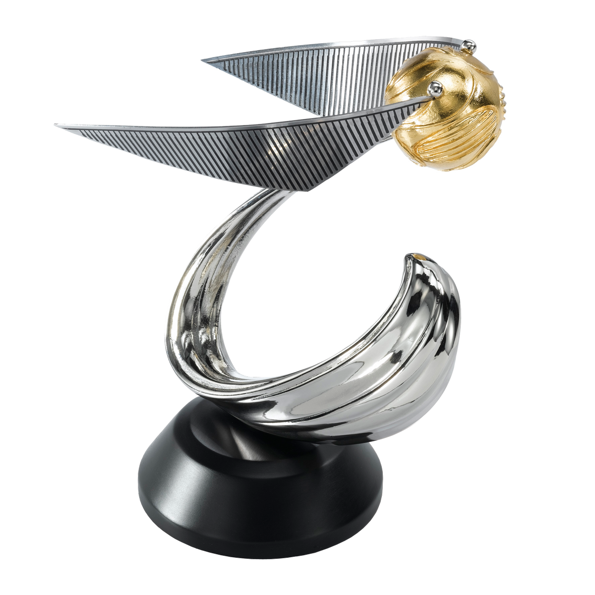 Harry-Potter-Skulptur des Goldenen Schnatzes - 18 cm Metallausführung zur Präsentation