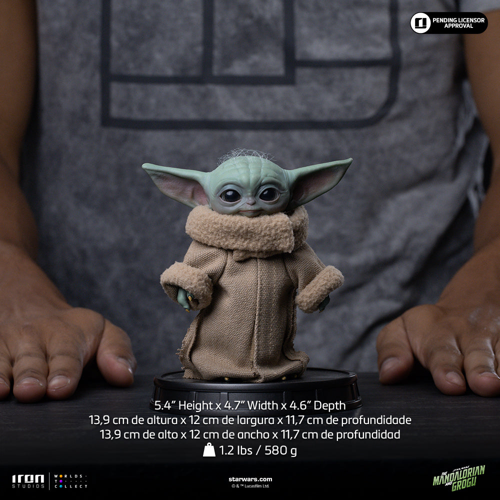 Grogu Immer neugierig Ausstellungsstatue - Iron Studios Mandalorian und Grogu-Kollektion