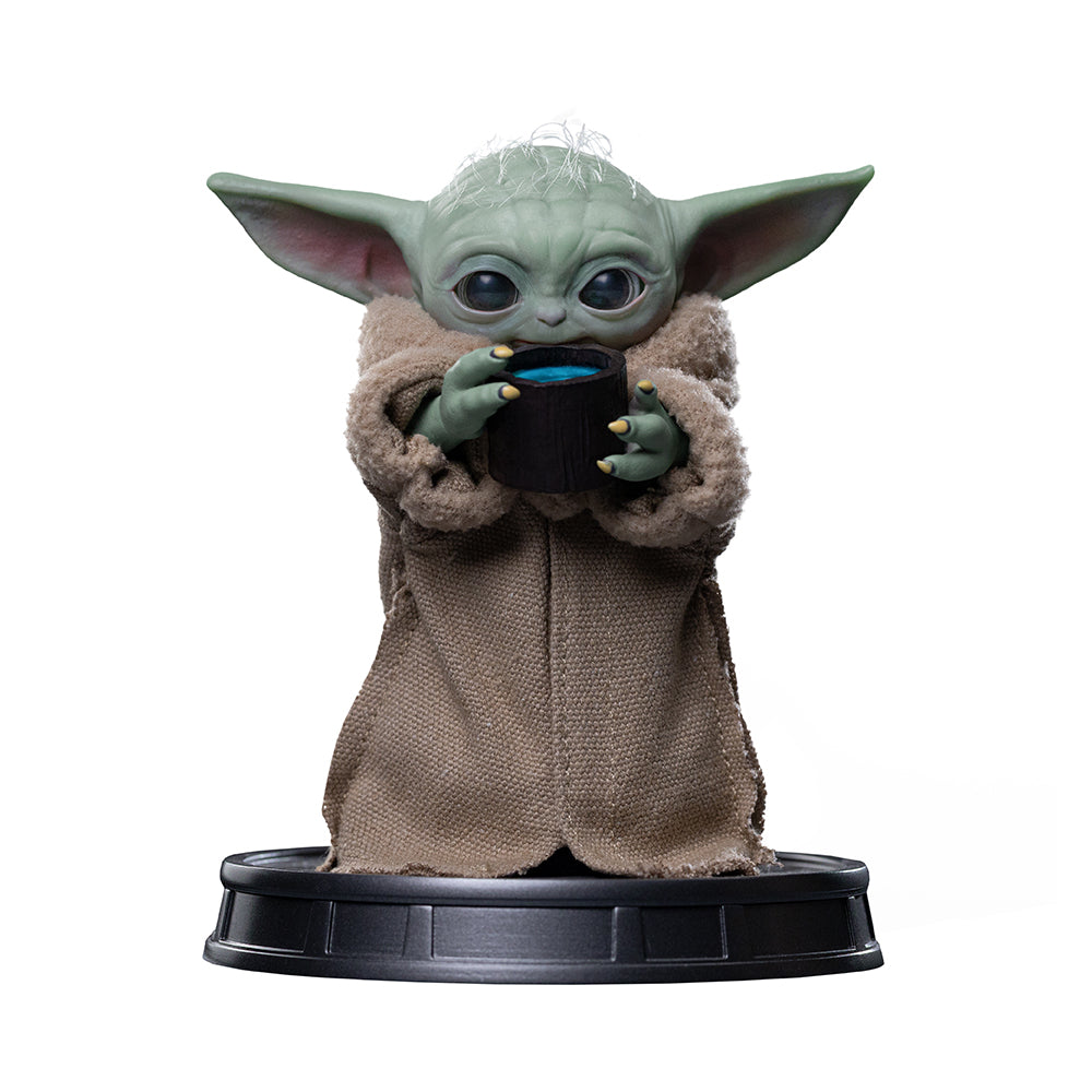Grogu Always Hungry Display Statue - Iron Studios Mandalorian and Grogu Collection
