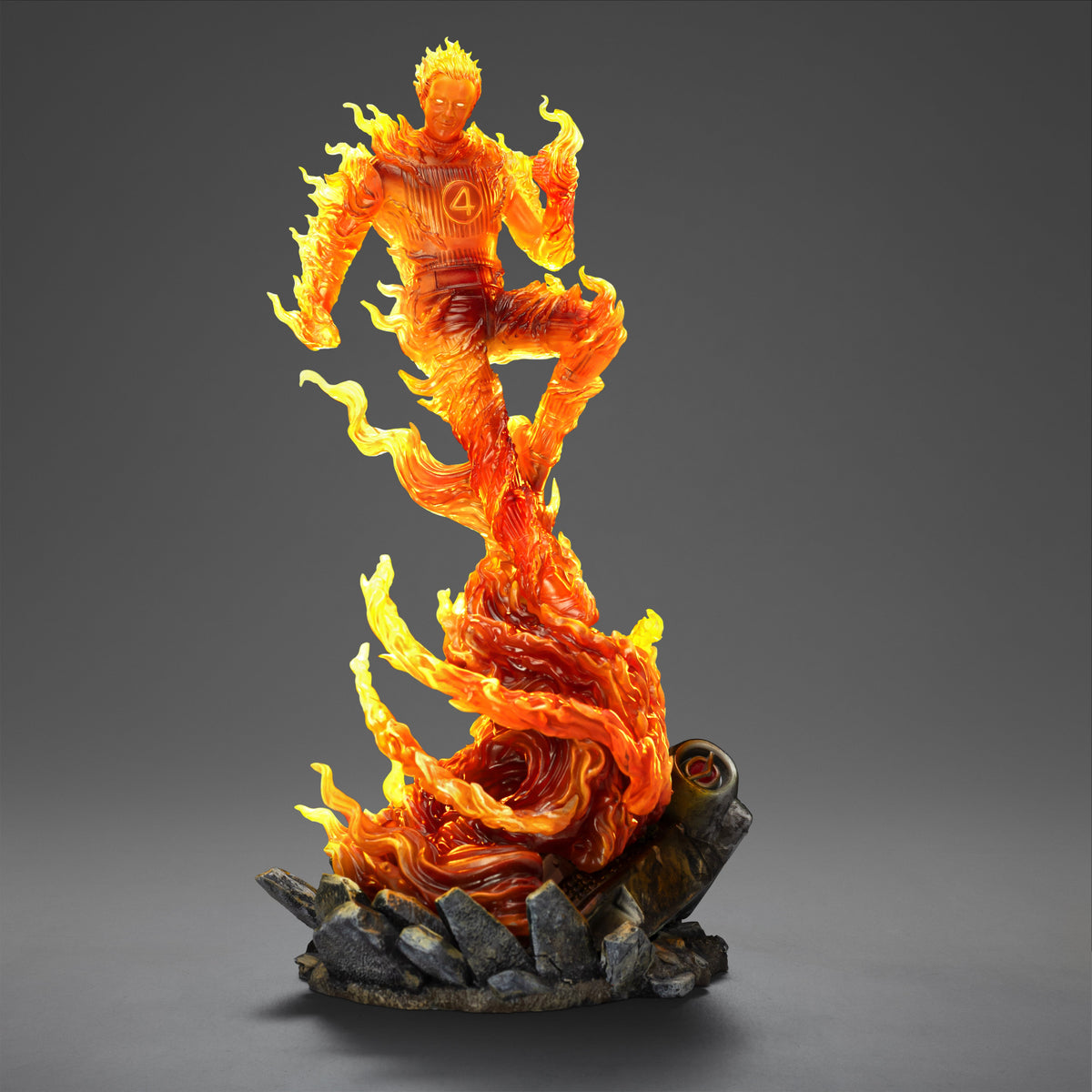 Human Torch - The Fantastic Four: First Steps - Ausstellungsstatue im Maßstab 1:10