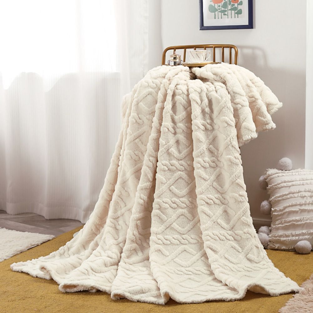 Plaid en polaire Cozy Cloud Haven pour chaleur et confort