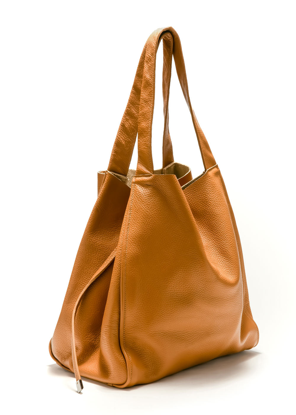 Grand sac fourre-tout bohème en cuir