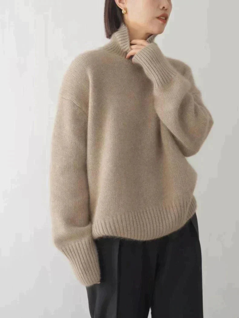 Luna - Pull col roulé en laine
