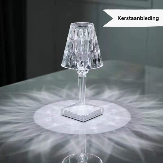Dimmable Wireless LED Crystal Table Lamp for Modern Home Decor