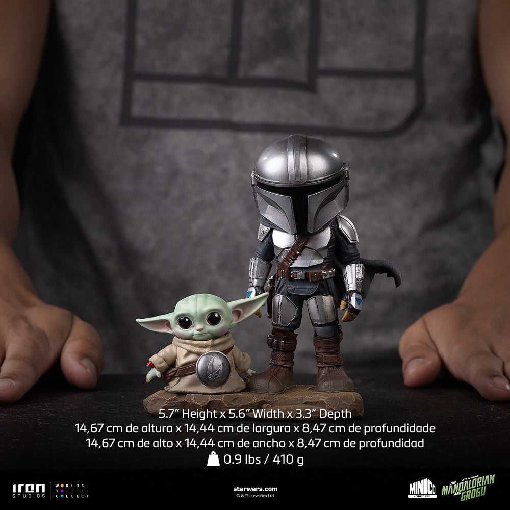 Statue Mandalorian et Grogu MiniCo - Iron Studios
