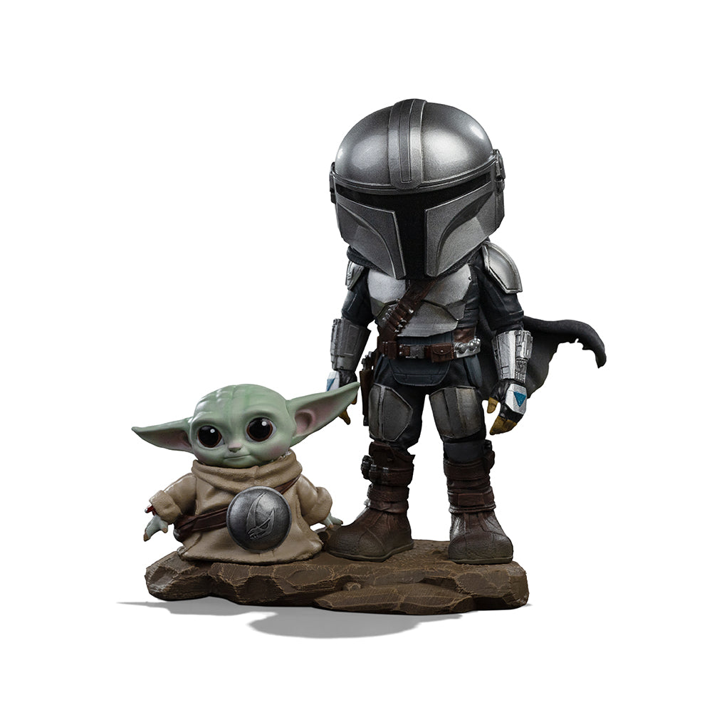 Statue Mandalorian et Grogu MiniCo - Iron Studios