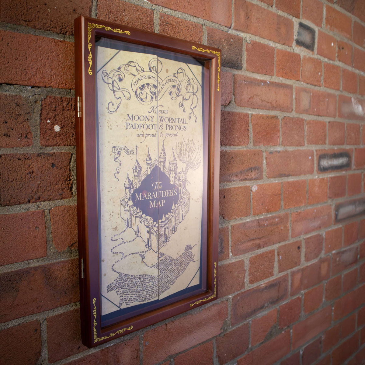 Harry Potter Marauder’s Map Wooden Display Case - Map Not Included