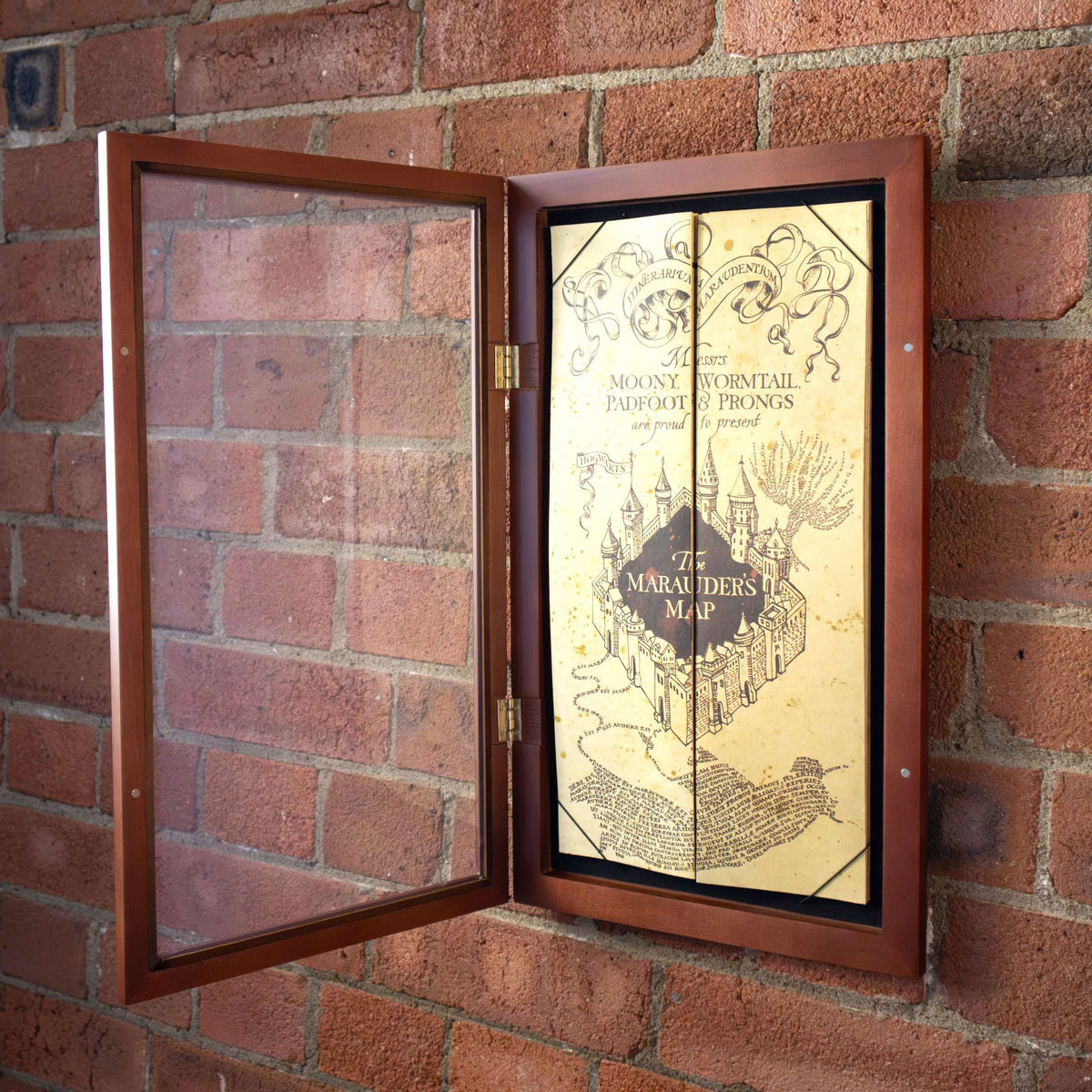 Harry Potter Marauder’s Map Wooden Display Case - Map Not Included