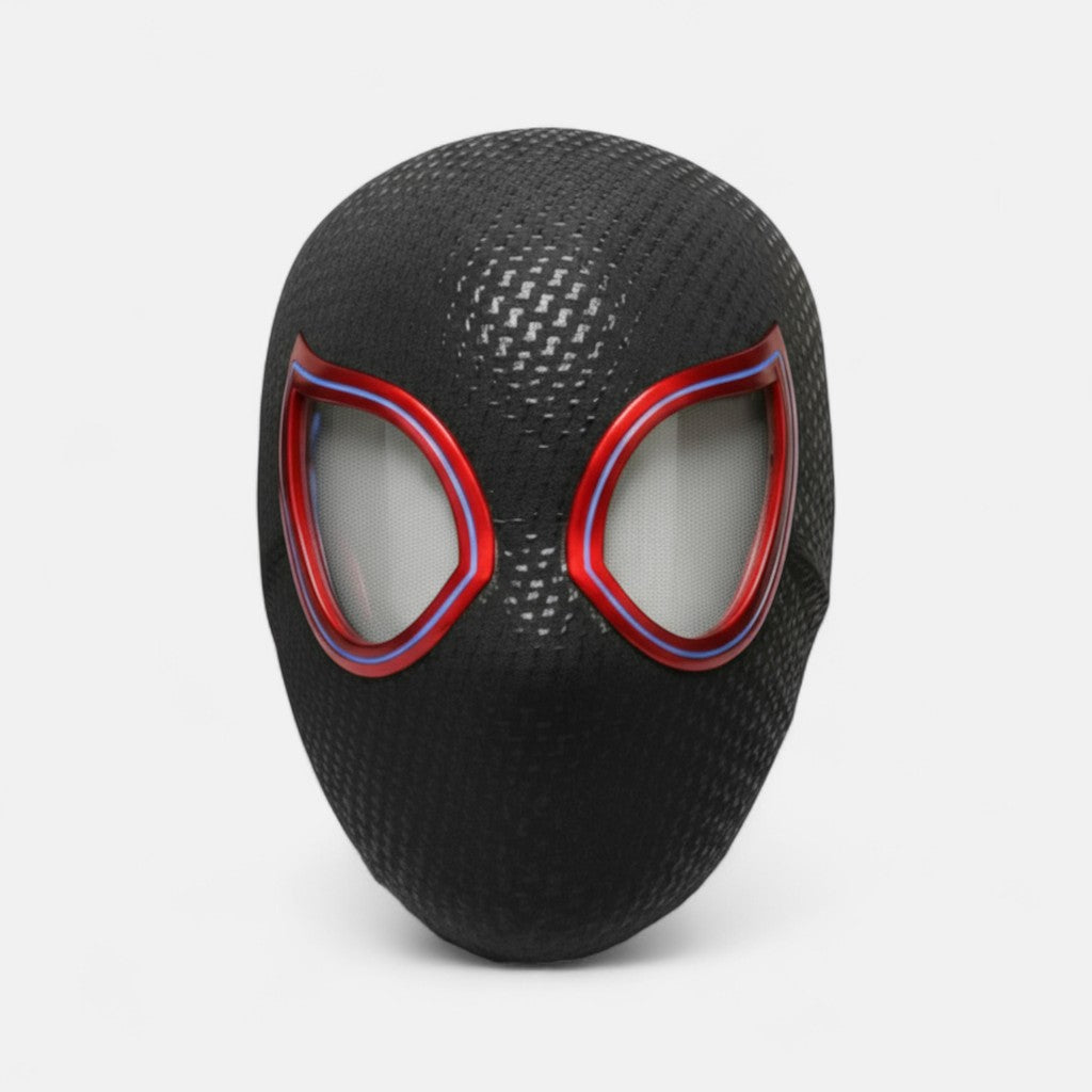 Miles Morales Mask – Blinking Movable-Eye Spider-Man Cosplay Mask