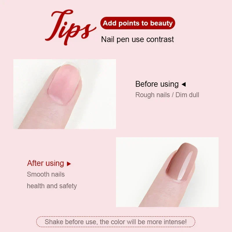 Gelnagelkunstpennen - precieze, sneldrogende manicurekleur