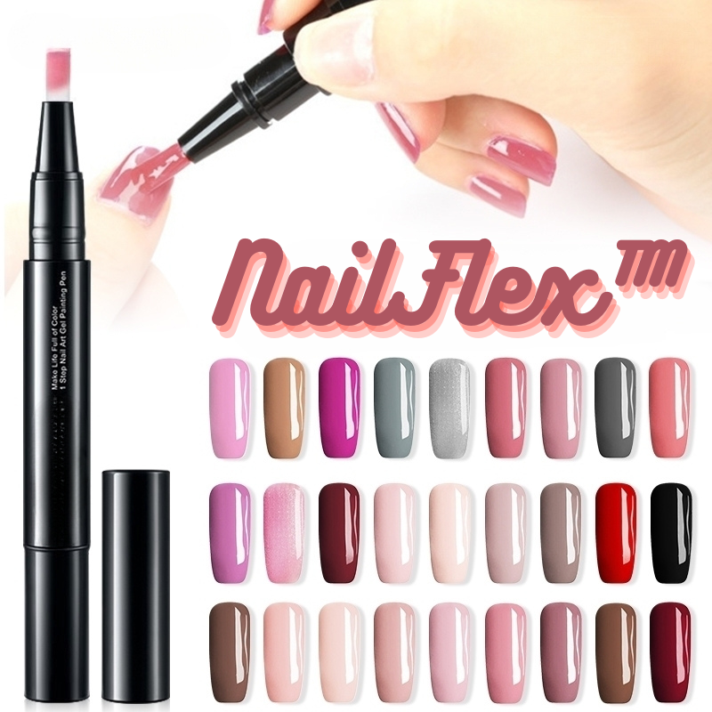 Gelnagelkunstpennen - precieze, sneldrogende manicurekleur