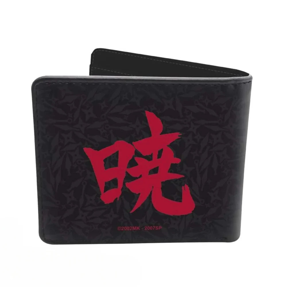 Naruto Akatsuki Vinyl Wallet - Card and Cash Compartments
