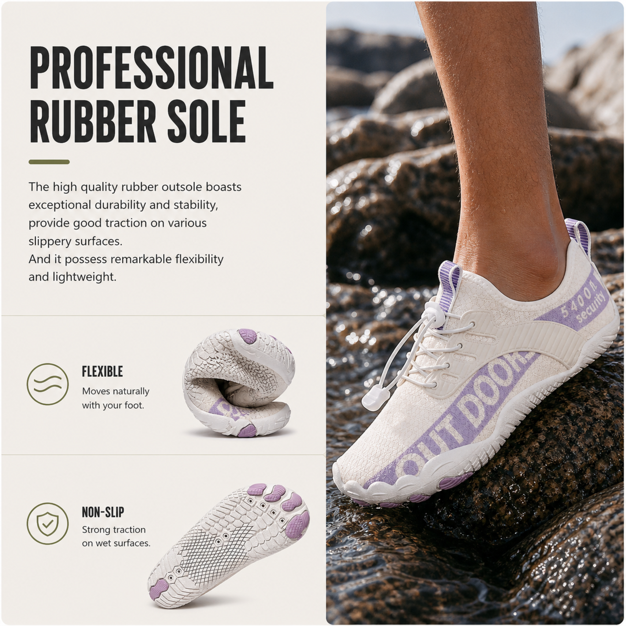 Barefoot Outdoor Shoes – Lightweight Quick-Dry Walking Trainers