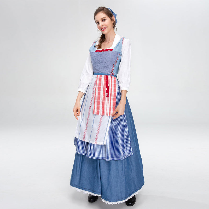 Traditionelles Kleid für Damen mit nostalgischem Design