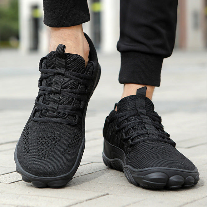 Wide-Fit Barefoot Walking Shoes – Breathable Shoes with Grippy Outsole
