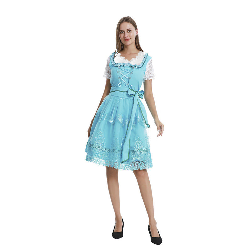 Ladies' Traditional Dress with Lace