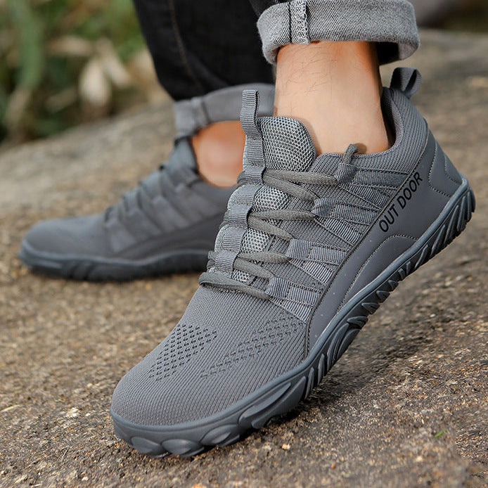 Wide-Fit Barefoot Walking Shoes – Breathable Shoes with Grippy Outsole