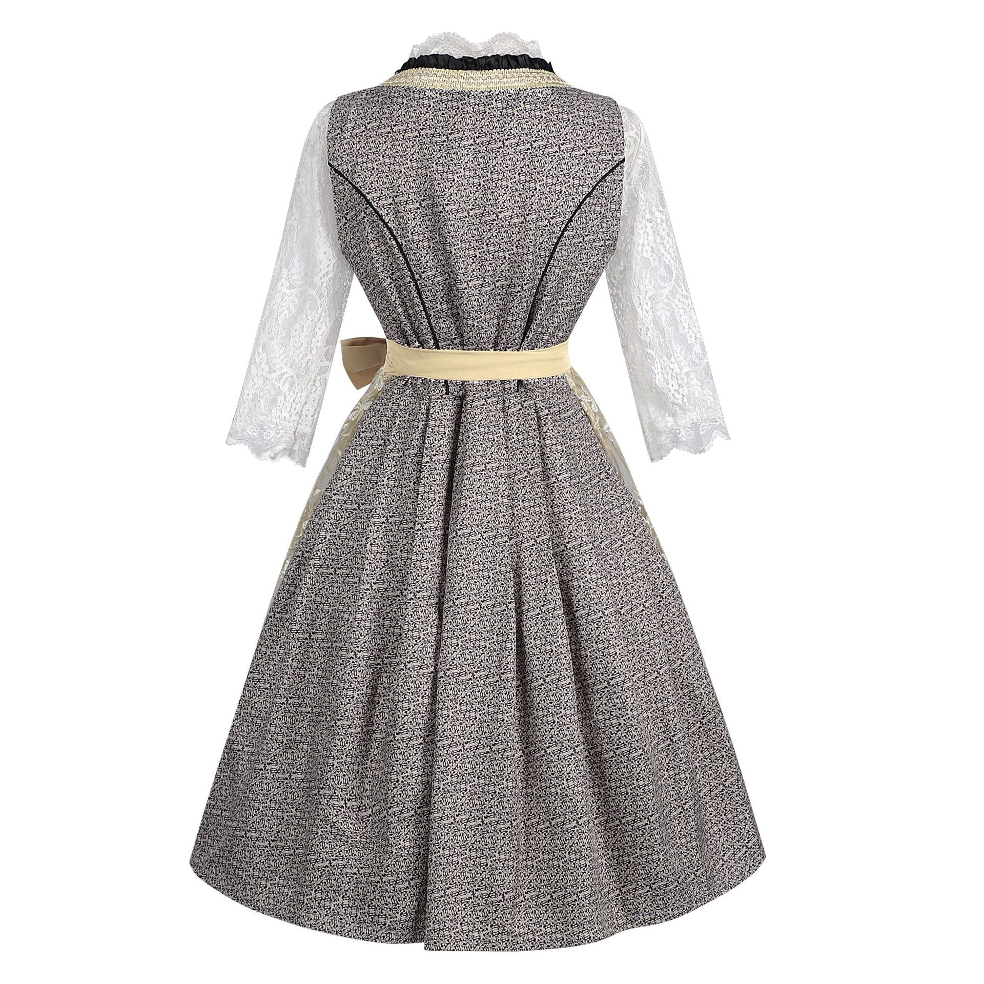 Oktoberfestkleid für Damen mit Rüschen und Besatz
