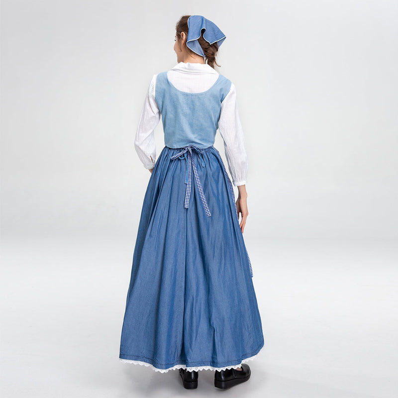 Traditionelles Kleid für Damen mit nostalgischem Design