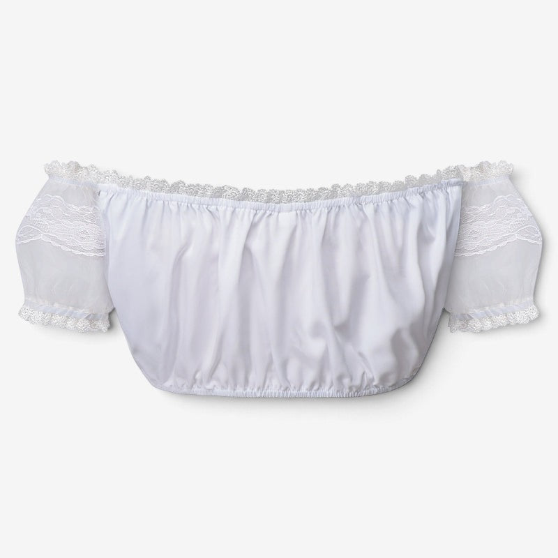 Boléro en dentelle pour femmes avec col montant