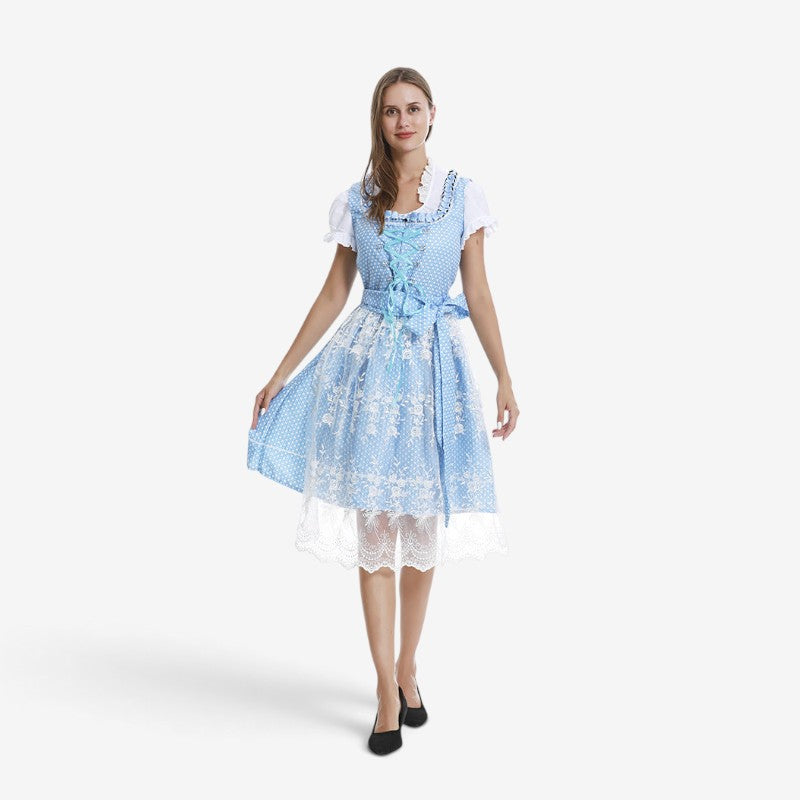 Ladies' Traditional Dress with Lace