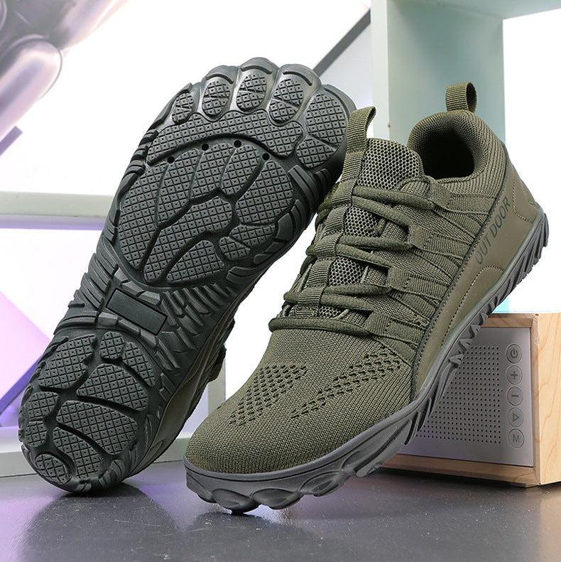 Wide-Fit Barefoot Walking Shoes – Breathable Shoes with Grippy Outsole