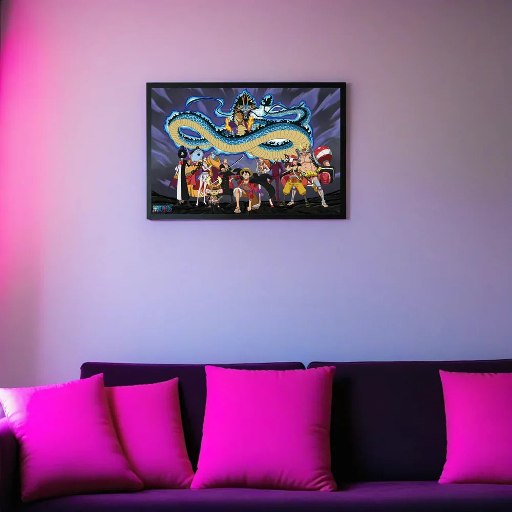 One Piece The crew versus Kaido Maxi Wall Poster - 61 x 91.5 cm